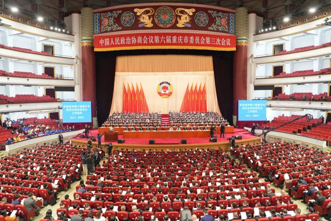 市政协六届三次会议开幕，洪敏董事长积极建言献策